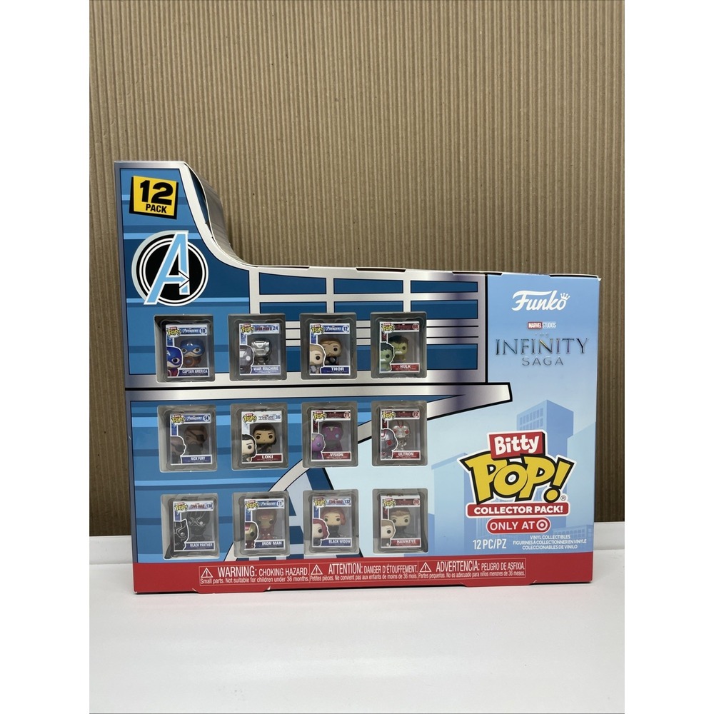 Funko Bitty Pop! Marvel Studios Infinity Saga Collector Pack Avengers Set New